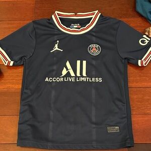 Paris Saint-Germain Navy Kids Soccer Jersey by Jordan